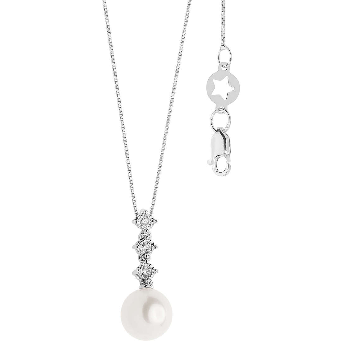 collana Diamante, Perle gioiello Comete Perle D'Amore caratura 0,04ct GLP 608