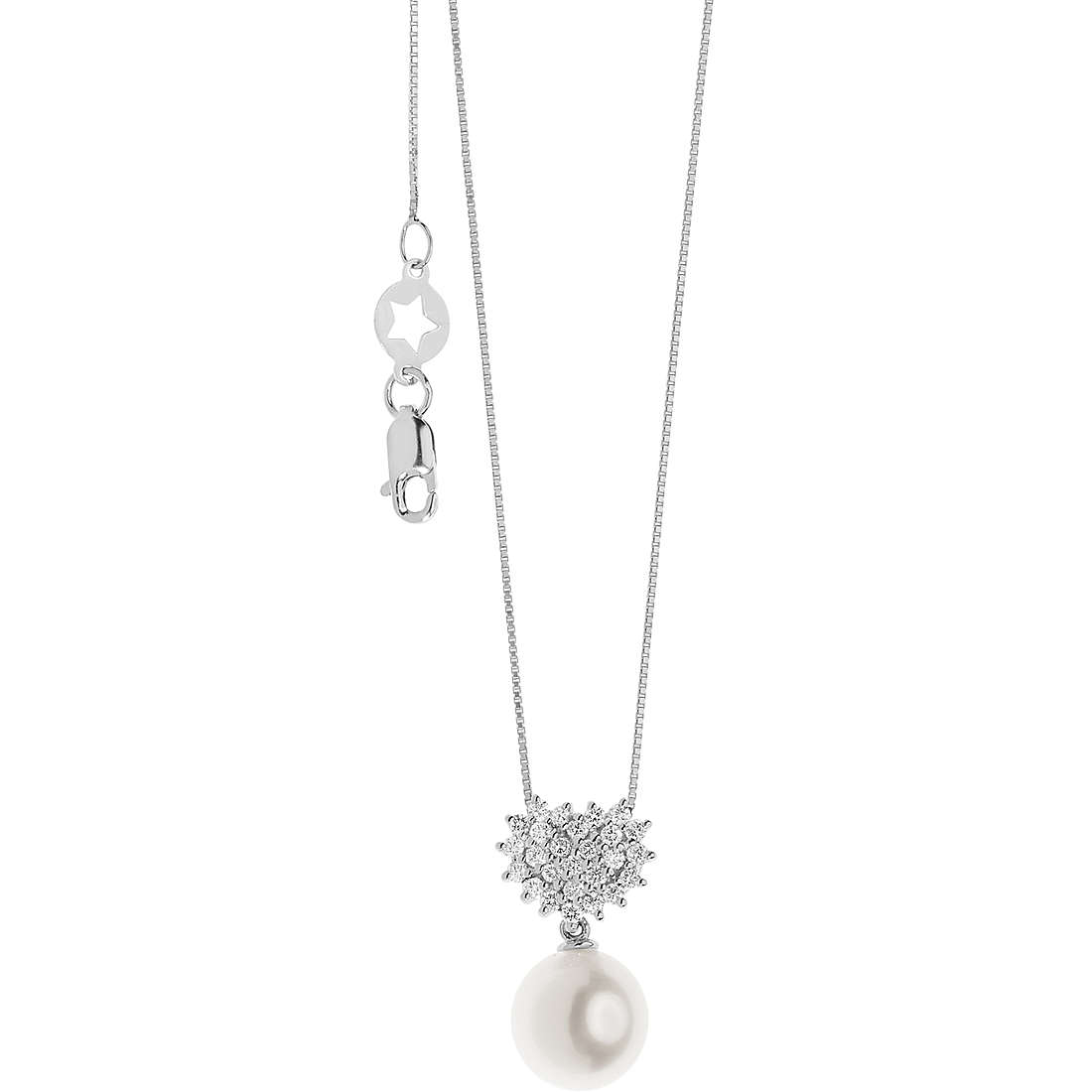 collana Diamante, Perle gioiello Comete Regina caratura 0,21ct GLP 604