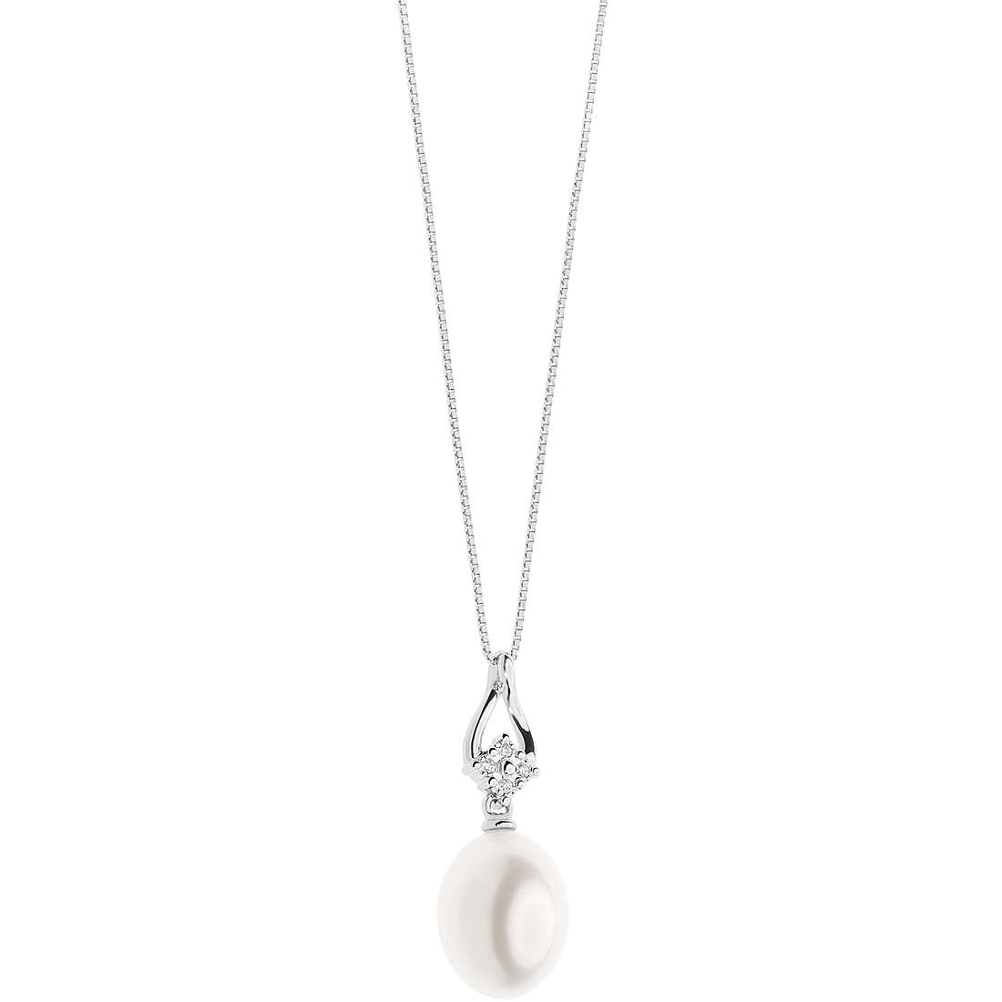 collana Diamante, Perle gioiello Comete Rugiada caratura 0,02ct GLP 580