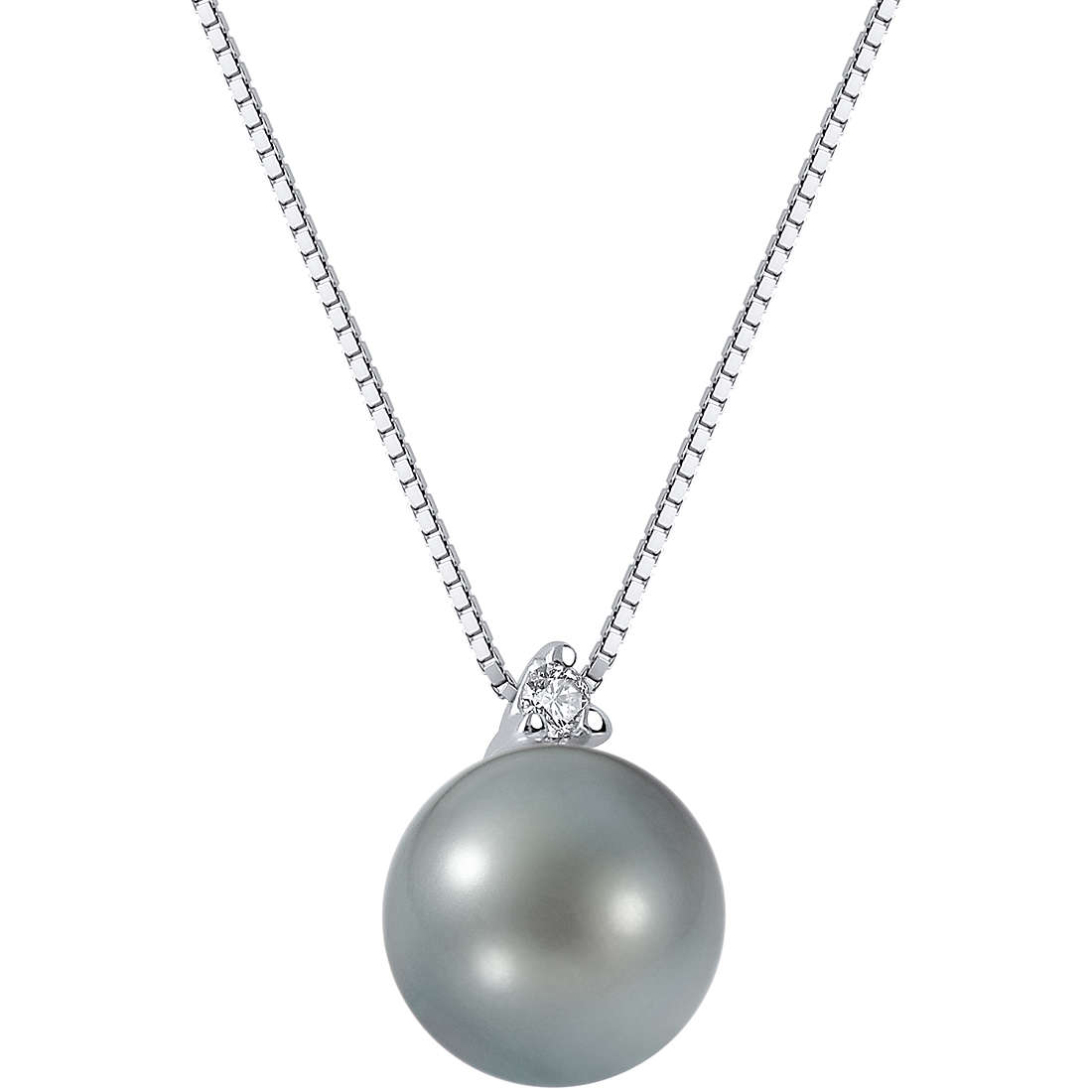 collana Diamante, Perle gioiello GioiaPura Oro e Diamanti caratura 0,02ct GIDCPG775-002W