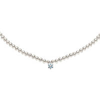 collana Diamante, Perle, Semipreziosa gioiello Comete Jolie caratura 0,25ct FWQ 154