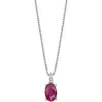 collana Diamante, Rubino gioiello Comete Fantasia Di Colore caratura Maggiore Di 1ct GLB 1657