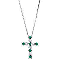 collana Diamante, Smeraldo gioiello Bliss Jasmine caratura 0,03ct 20073983