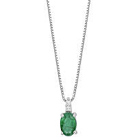 collana Diamante, Smeraldo gioiello Comete Fantasia Di Colore caratura Maggiore Di 1ct GLB 1658
