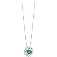 collana Diamante, Smeraldo gioiello Comete Orione caratura 0,53ct GLB 1475