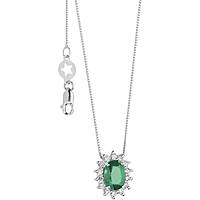 collana Diamante, Smeraldo gioiello Comete Regina caratura 0,21ct GLB 1566