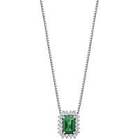 collana Diamante, Smeraldo gioiello Comete Regina caratura Maggiore Di 1ct GLB 1665