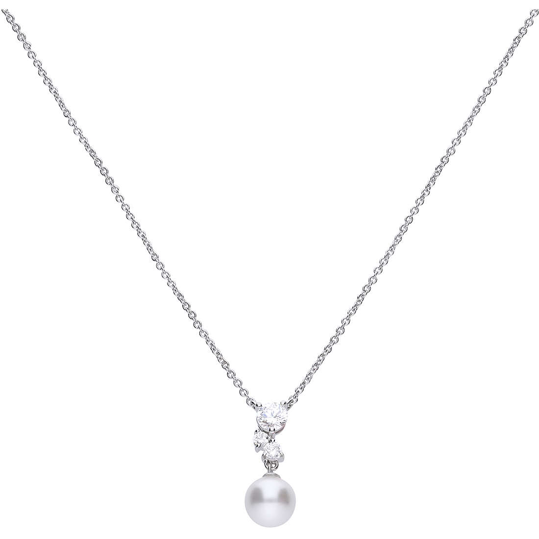 collana donna gioielli Diamonfire Pearls 63/1041/1/111