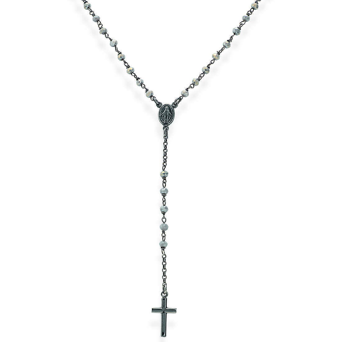 collana donna gioiello Amen Rosari con crocifisso CRONF4