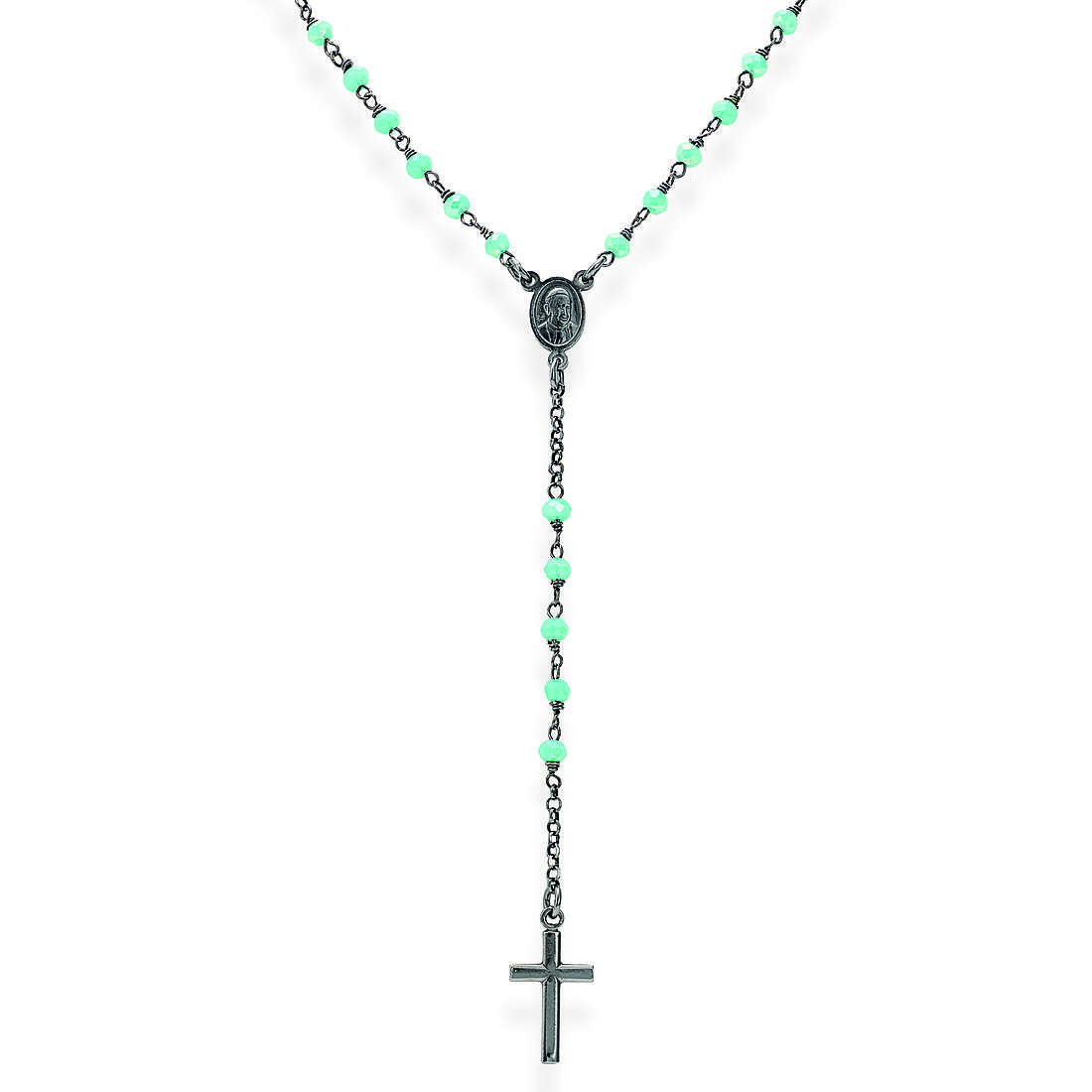 collana donna gioiello Amen Rosari con crocifisso CRONT4