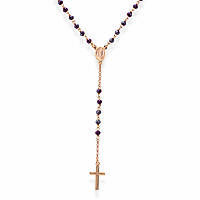 collana donna gioiello Amen Rosari con crocifisso CRORA4