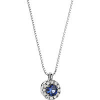 collana Zaffiro, Diamante gioiello Comete Classic 07/14 caratura 0,06ct GLB 1165
