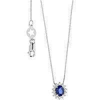collana Zaffiro, Diamante gioiello Comete Contessa caratura 0,09ct GLB 1567