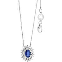 collana Zaffiro, Diamante gioiello Comete Regina caratura 0,39ct GLB 1601