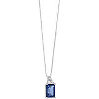 collana Zaffiro, Diamante gioiello Comete Storia di Luce caratura 0,02ct GLB 1440