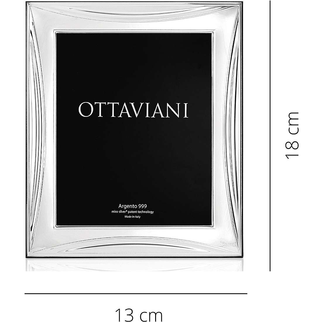 cornice portafoto Ottaviani Miro Silver 3001