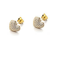 ear-rings woman jewellery 4US Cesare Paciotti Golden Heart 4UOR3003W