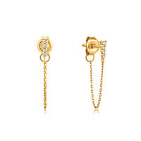 ear-rings woman jewellery Ania Haie Gold Collection EAU001-17YG