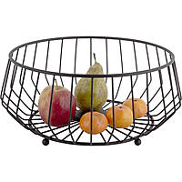 meubles de table Present Time Fruit Basket PT3475BK