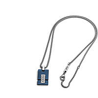 necklace man jewel 4US Cesare Paciotti Blue Insert 4UCL2307