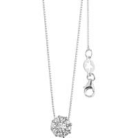 necklace woman jewellery Comete Rose di diamanti GLB 1585