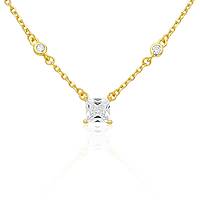 necklace woman jewellery GioiaPura INS028CT439PLWH