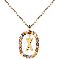necklace woman jewellery PDPaola New Letters CO01-283-U