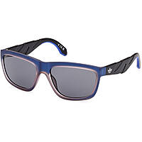 occhiali da sole adidas Originals neri forma Rettangolare OR00945883A