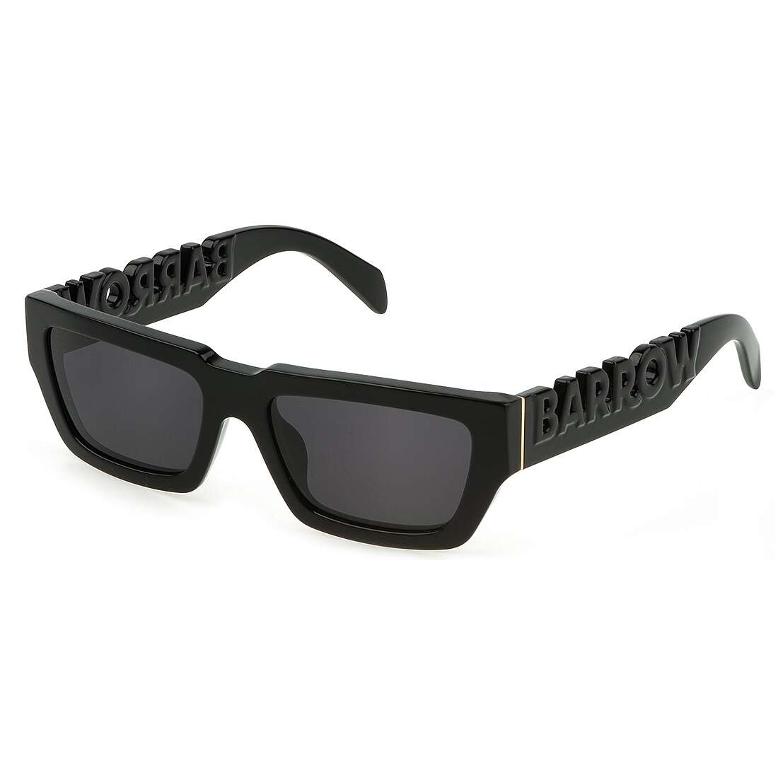 occhiali da sole Barrow neri forma Rettangolare SBA003V0700