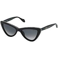occhiali da sole Blumarine neri forma Cat Eye SBM155S0700