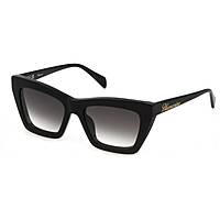 occhiali da sole Blumarine neri forma Quadrata SBM830V0700