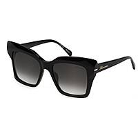 occhiali da sole Blumarine neri forma Quadrata SBM832S0700