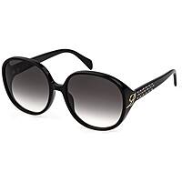 occhiali da sole Blumarine neri forma Tonda SBM864S610700