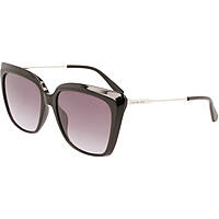 occhiali da sole Calvin Klein Jeans neri forma Quadrata CKJ22601S5616001