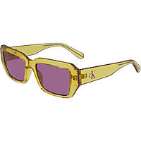 occhiali da sole Calvin Klein Jeans unisex trasparenti CKJ23602S5319701