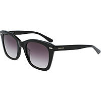 occhiali da sole Calvin Klein neri forma Quadrata 455145221001