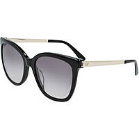 occhiali da sole Calvin Klein neri forma Quadrata 455295518001