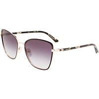 occhiali da sole Calvin Klein neri forma Quadrata 594345618001