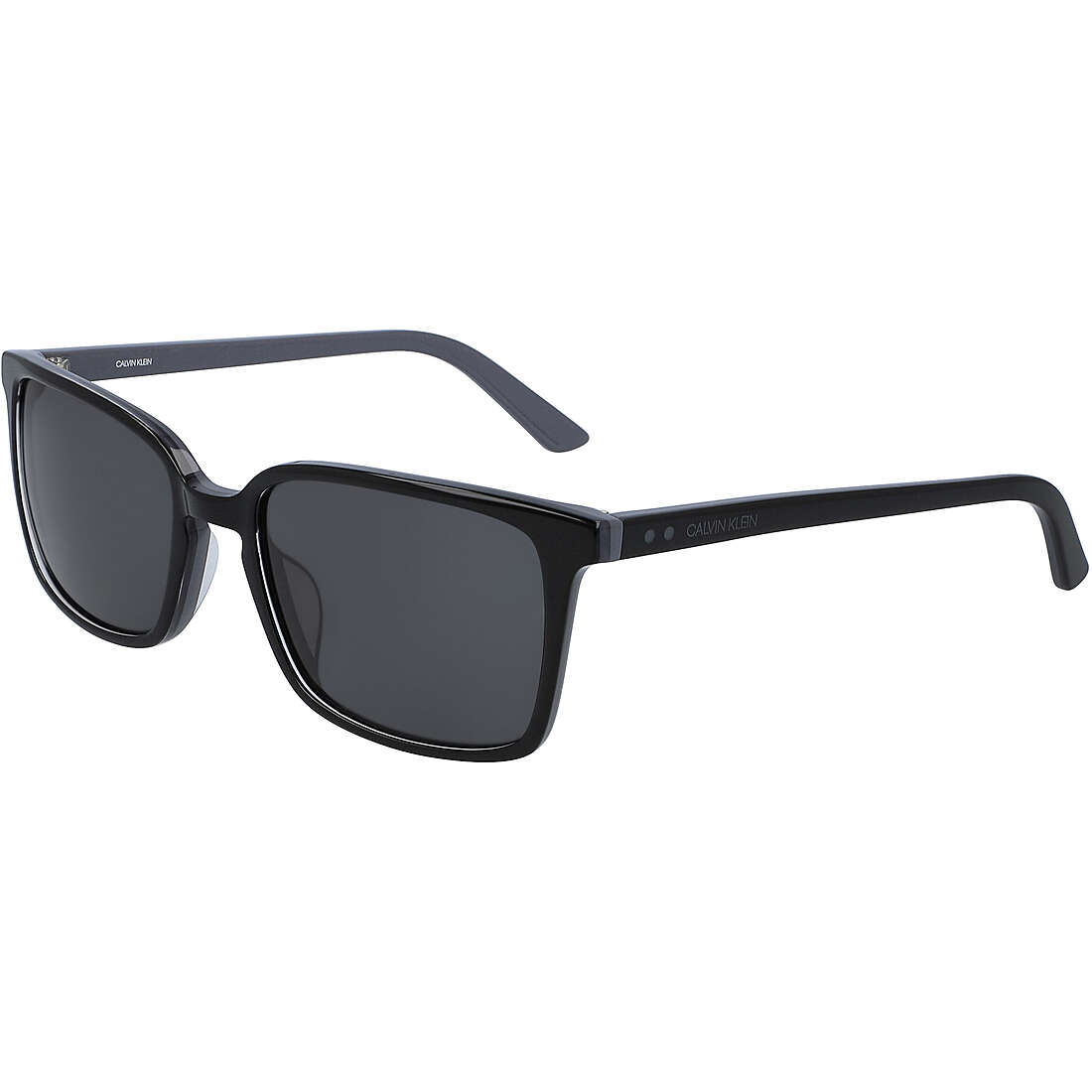 occhiali da sole Calvin Klein neri forma Rettangolare 393725619032