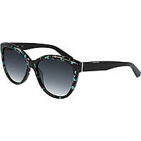 occhiali da sole Calvin Klein neri forma Rettangolare 469905618333