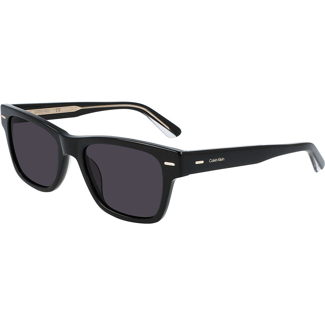 occhiali da sole Calvin Klein neri forma Rettangolare 593885318001