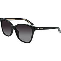 occhiali da sole Calvin Klein neri forma Rettangolare 593895516001