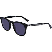 occhiali da sole Calvin Klein neri forma Tonda CK23501S5121001