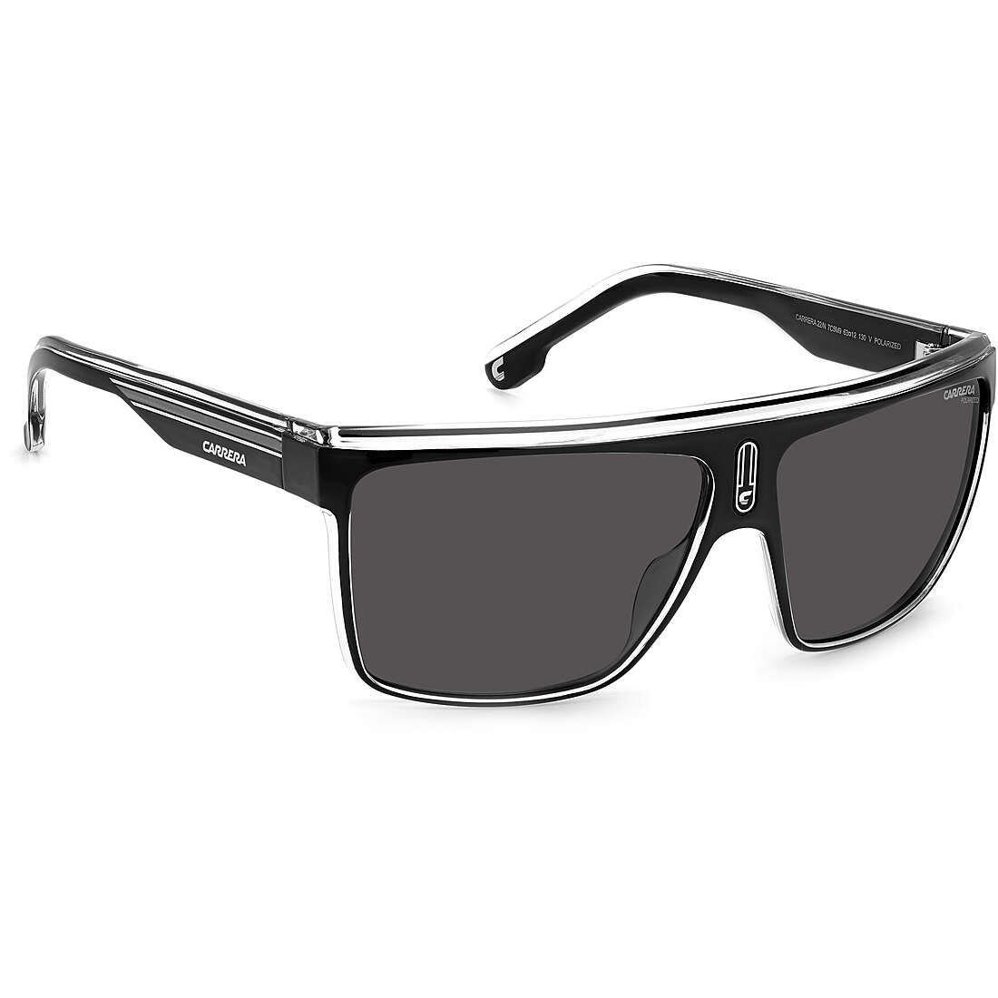 occhiali da sole Carrera neri forma Mascherina 2048377C563M9