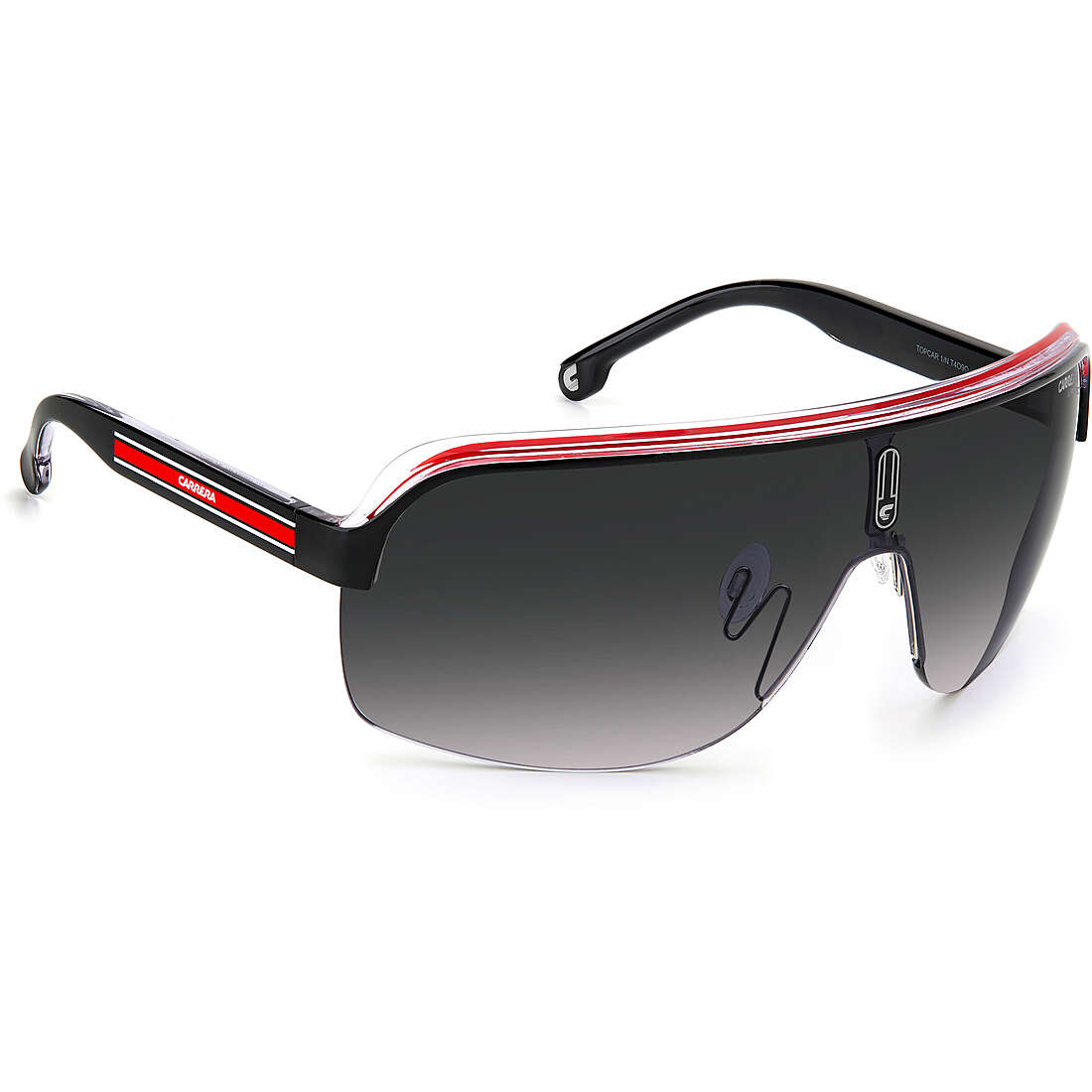occhiali da sole Carrera neri forma Mascherina 204841T4O999O