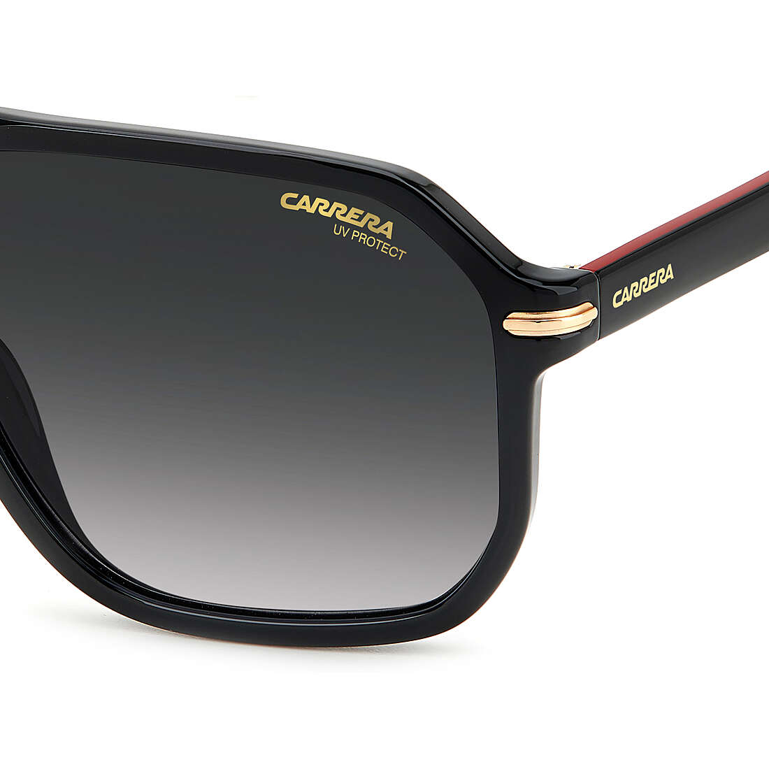 occhiali da sole Carrera neri forma Quadrata 205787M4P599O
