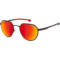 occhiali da sole Carrera neri forma Tonda 20681200352UZ