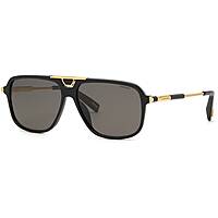occhiali da sole Chopard neri forma Quadrata SCH340700Z