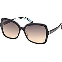 occhiali da sole Emilio Pucci neri forma A farfalla EP01926001B