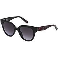 occhiali da sole Fila neri forma Tonda SFI119510Z42